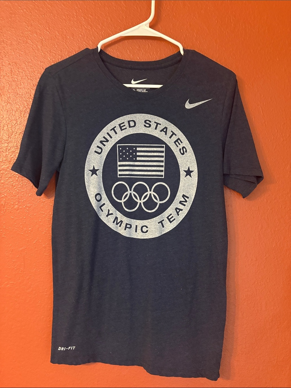 Nike Men’s United States Olympic Team Navy Short Sleeve Tee - Dri-FIT